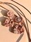 Glazed Terracotta polymer clay floral sunflower earrings, fall earrings, frosted terra cotta, floral textured earrings, modern earrings product 4
